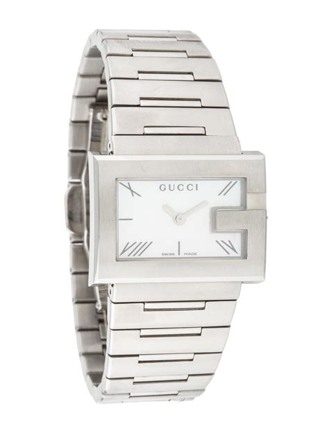 gucci rectangle watch|Gucci watch outlet.